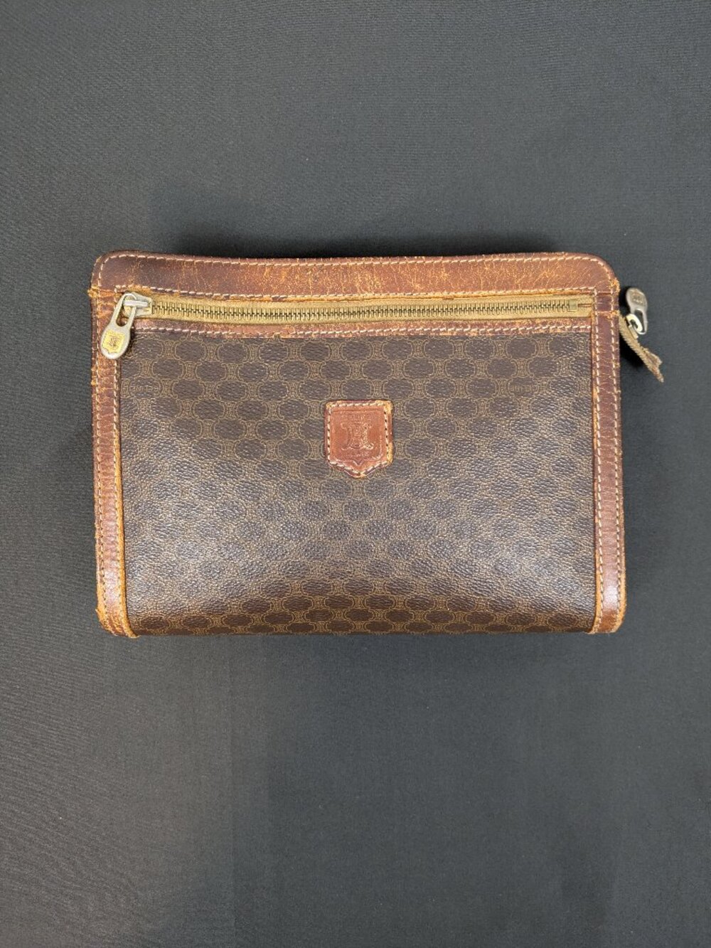 Vintage Celine Leather Clutch